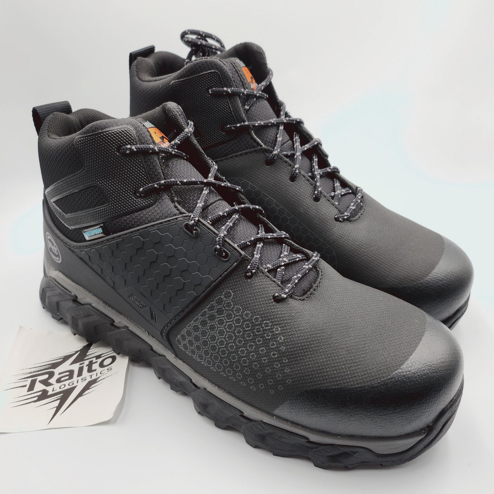 Mens Size 11 Timberland Work Boots Pro Ridgework Waterproof Black Tb 1a1kbw 001